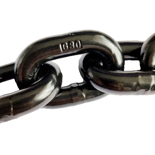 Black G80 Lifting Alloy Steel Link Chain