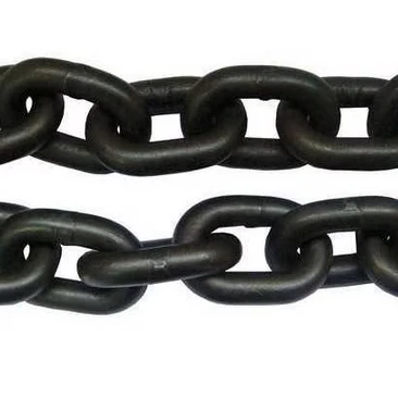 Hardware G80 Lifting Anchor Chain Black Finished With Mark High Grade